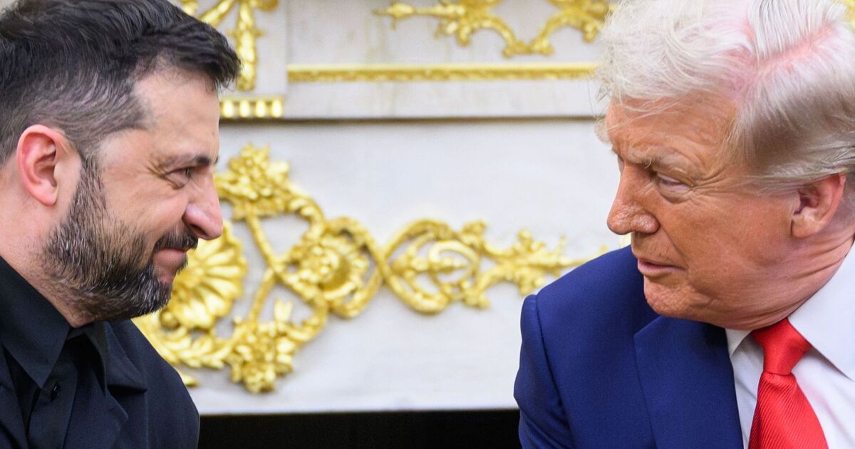 Donald Trump seems impressed as Zelensky says thank you 7 times in 50 seconds