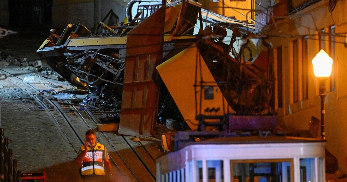 Lisbon Gloria Funicular crash: Desperate rescue efforts continue as children among 15 dead