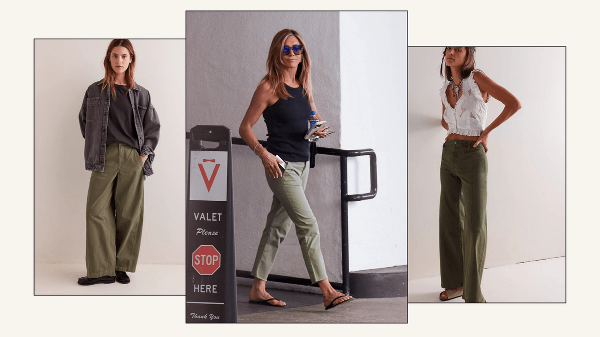Estou na casa dos 20 e Jennifer Aniston está na casa dos 50 — nós duas estamos deixando de lado as calças jeans para esta alternativa bacana de 2025