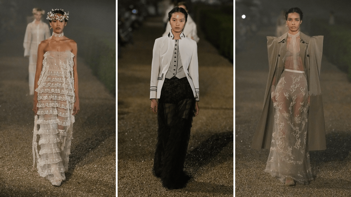 Dior Cruise 2026: Um conto fantasmagórico de vestidos de baile e alfaiataria