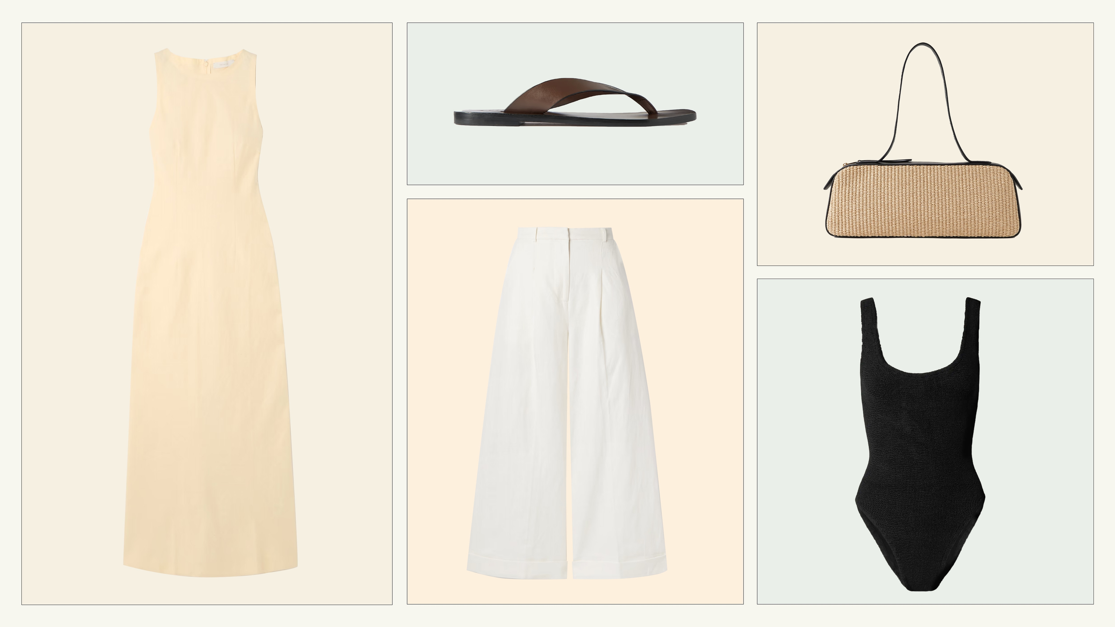 Es cierto: tu guardarropa cápsula de vacaciones solo necesita estos 20 hallazgos de NET-A-PORTER