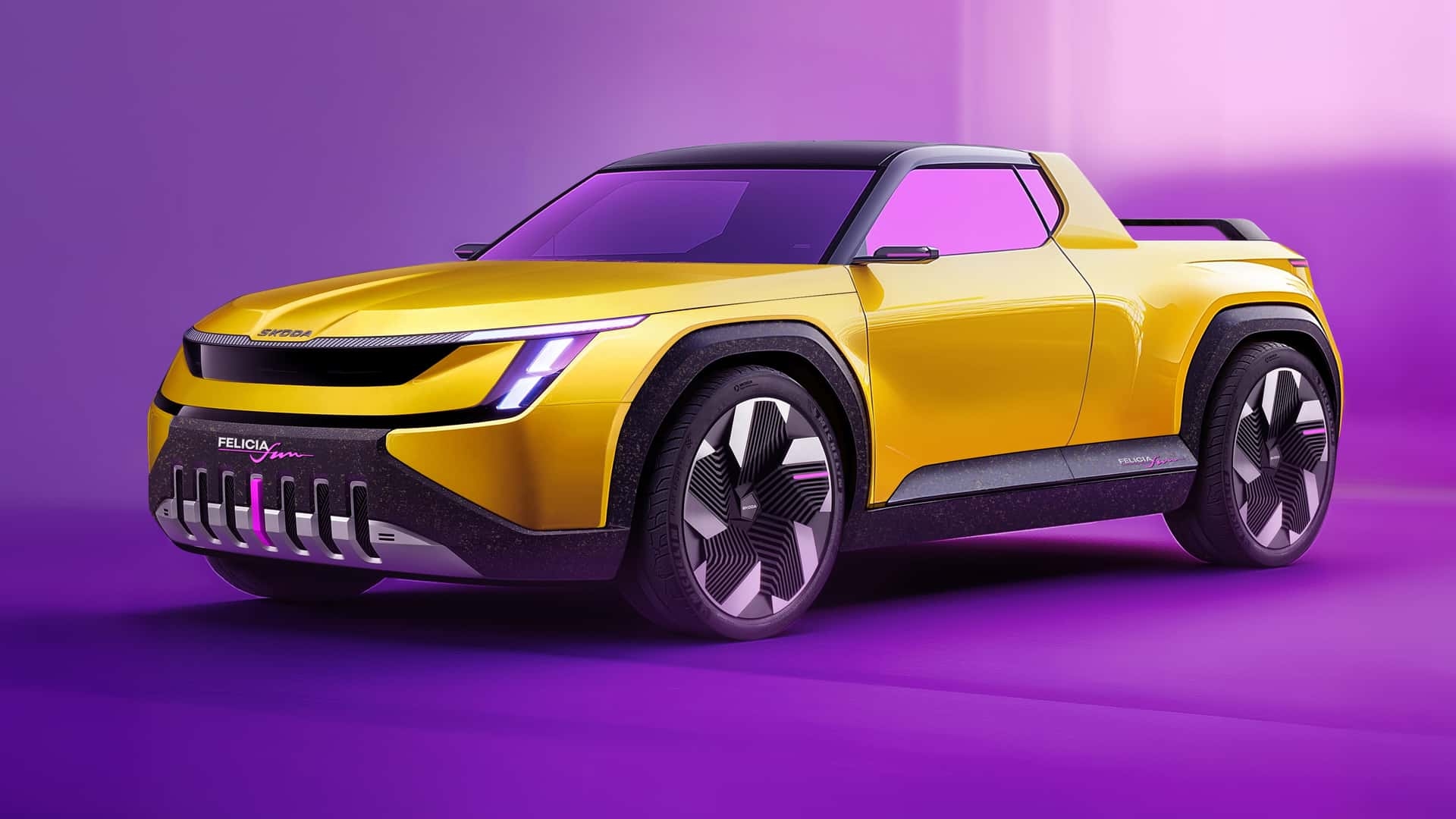 ¿El regreso de la camioneta de culto de los 90? Skoda presenta el Felicia Fun Concept.