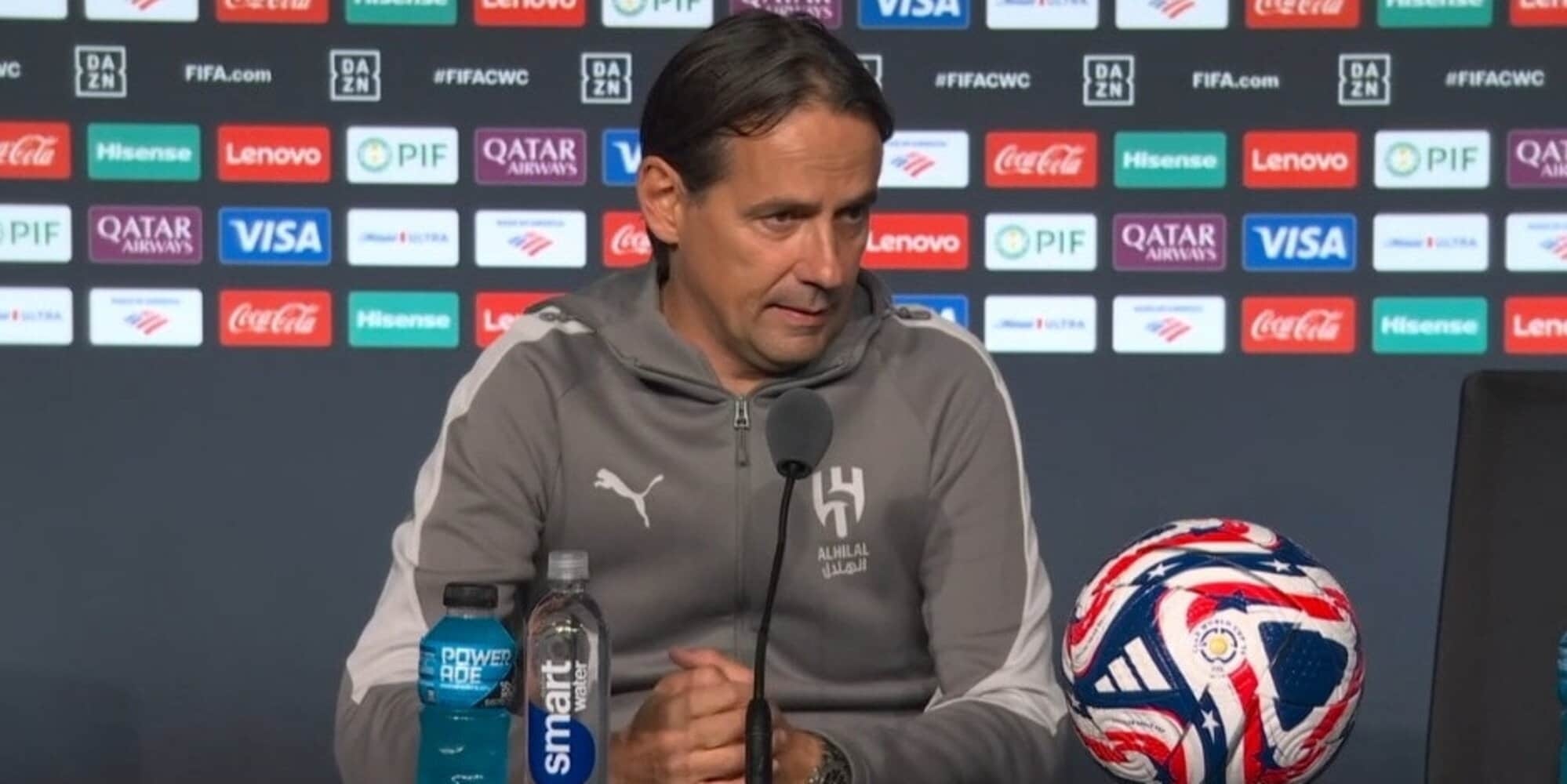 Inzaghi bitter after Al Hilal's elimination: "There were incidents that penalised us"