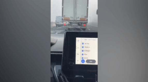 Autoroute A1 Rome-Florence, voici les dépassements dangereux des camions Vidéo