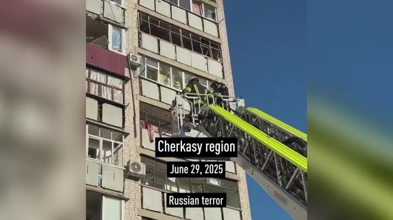 El vídeo del gran ataque ruso contra Ucrania, publicado por Zelenski.