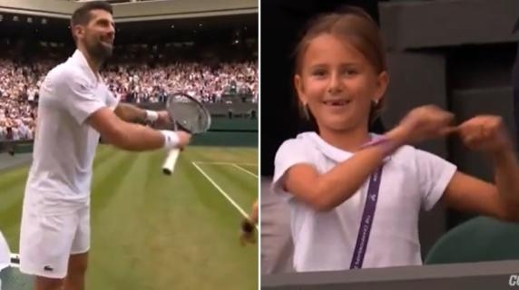 O balé de Djokovic com a filha: o que é Pumpaj