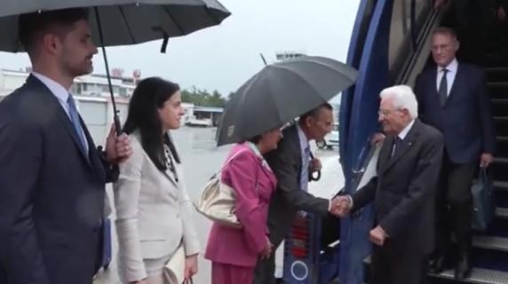 O Presidente da República em Zagreb, Croácia