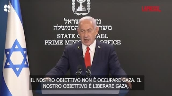 Netanyahu: "Het doel is niet om Gaza te bezetten, maar om het te bevrijden."