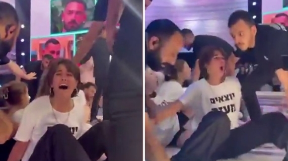 Ataque de activistas israelíes pro-PAL en directo en Gran Hermano