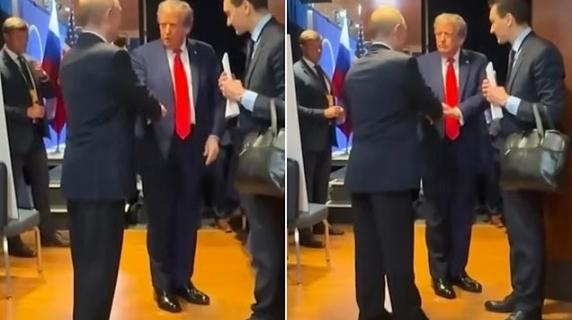 Putin trembles next to Trump: the rebel knee
