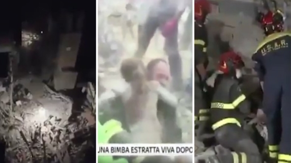 Le tragiche ore nel video-ricordo dei vigili del fuoco