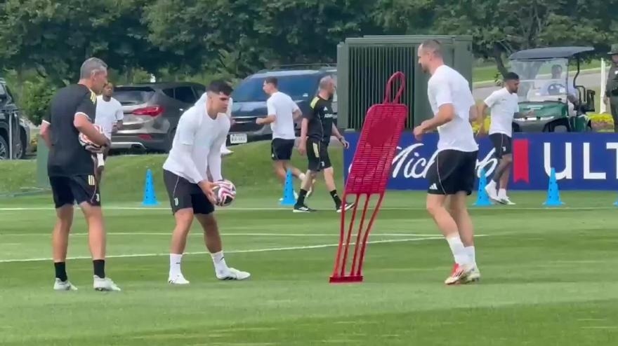 Juve weer op het veld: training na de overwinning tegen Al Ain