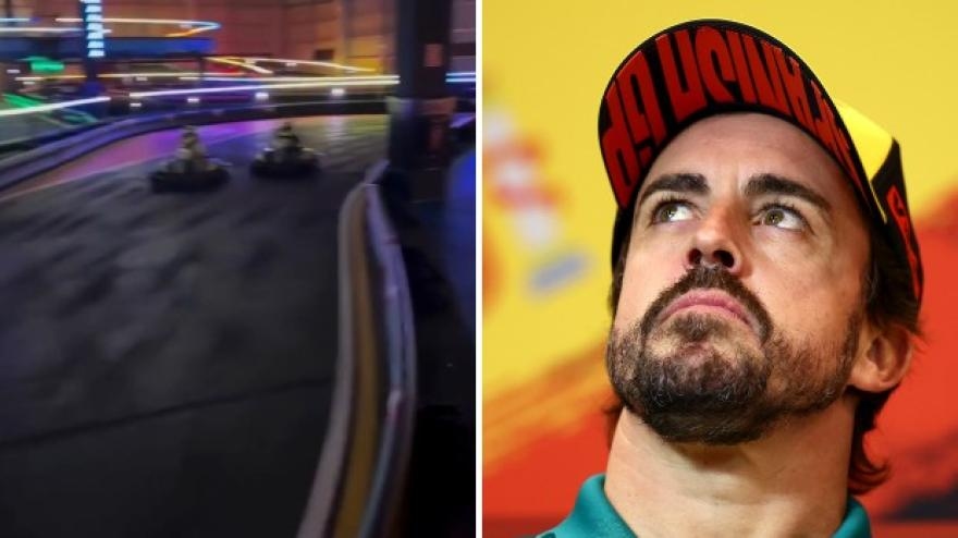 Alonso, los karts y la burla a la Juve