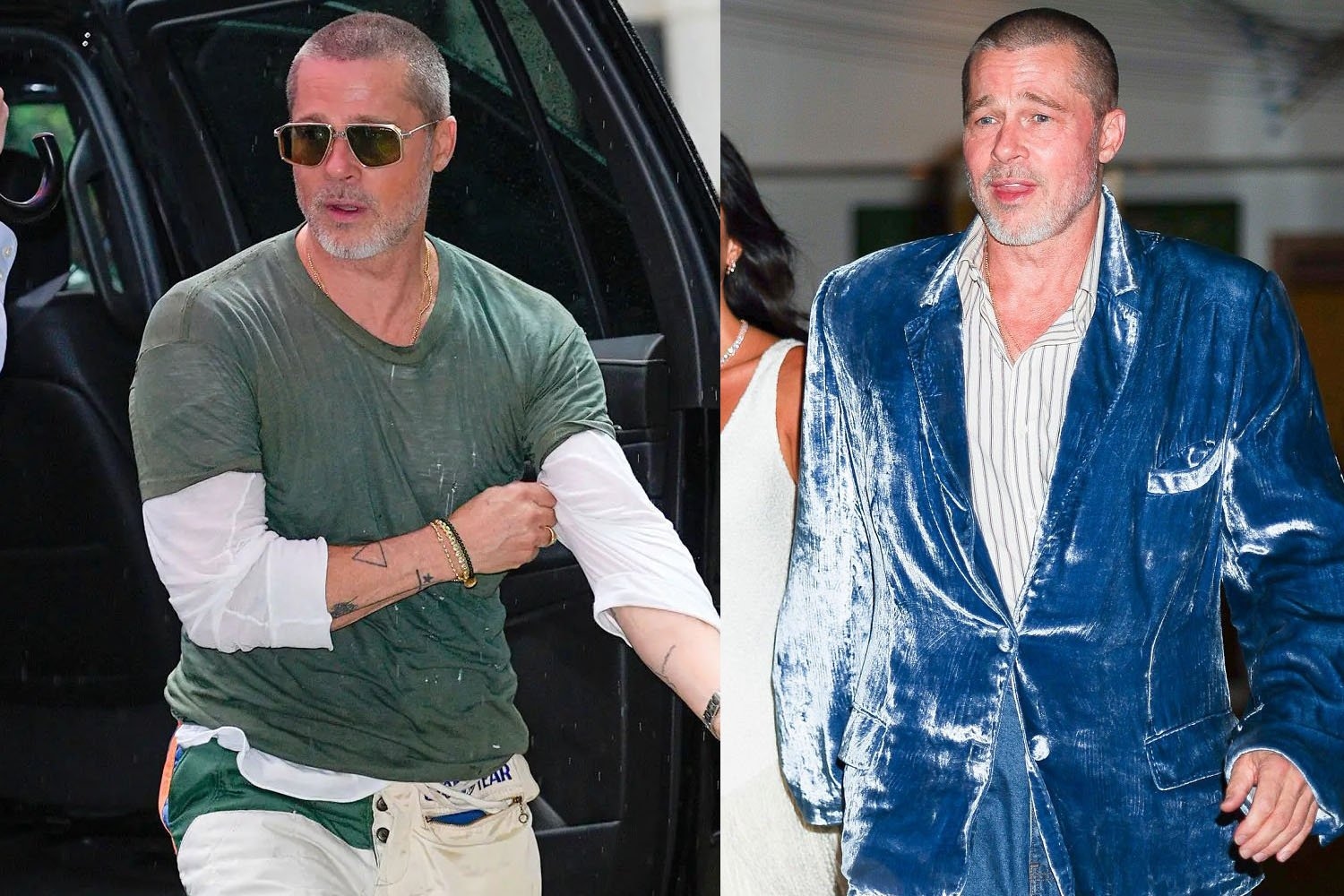 Was zum Teufel ist gerade mit Brad Pitts Mode los? Ist das seine Adam-Sandler-Ära?