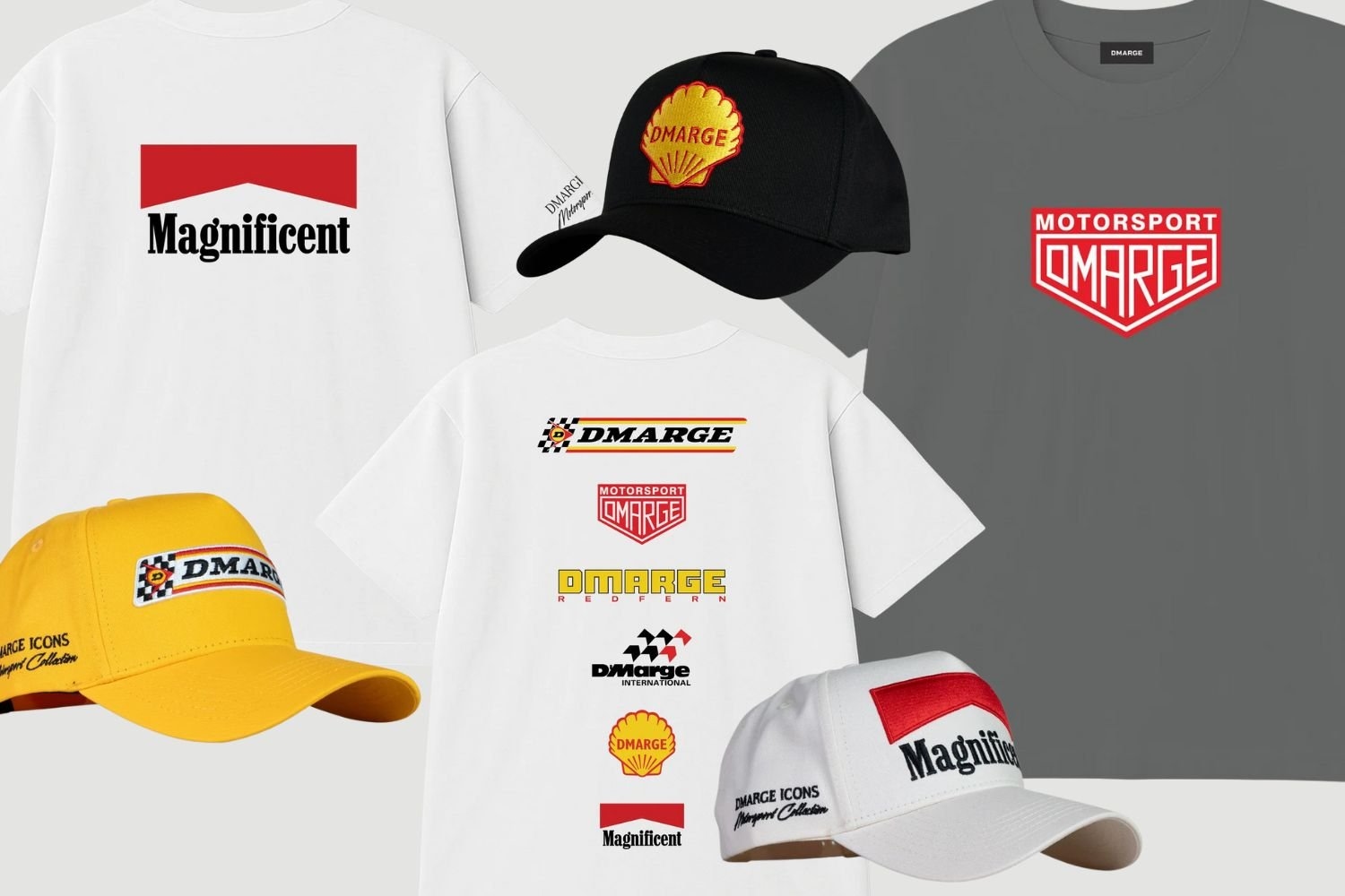 Il merchandise DMARGE Motorsport Icons richiama l'era più selvaggia della Formula 1