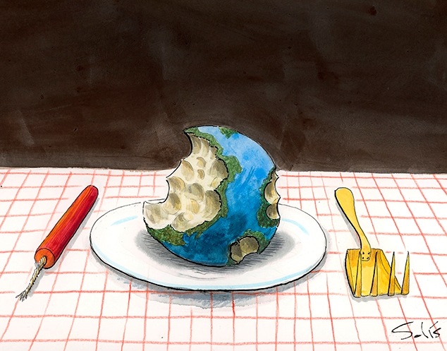 The planet's wounds (open-pit mining). By Víctor Solís (@Visoor)