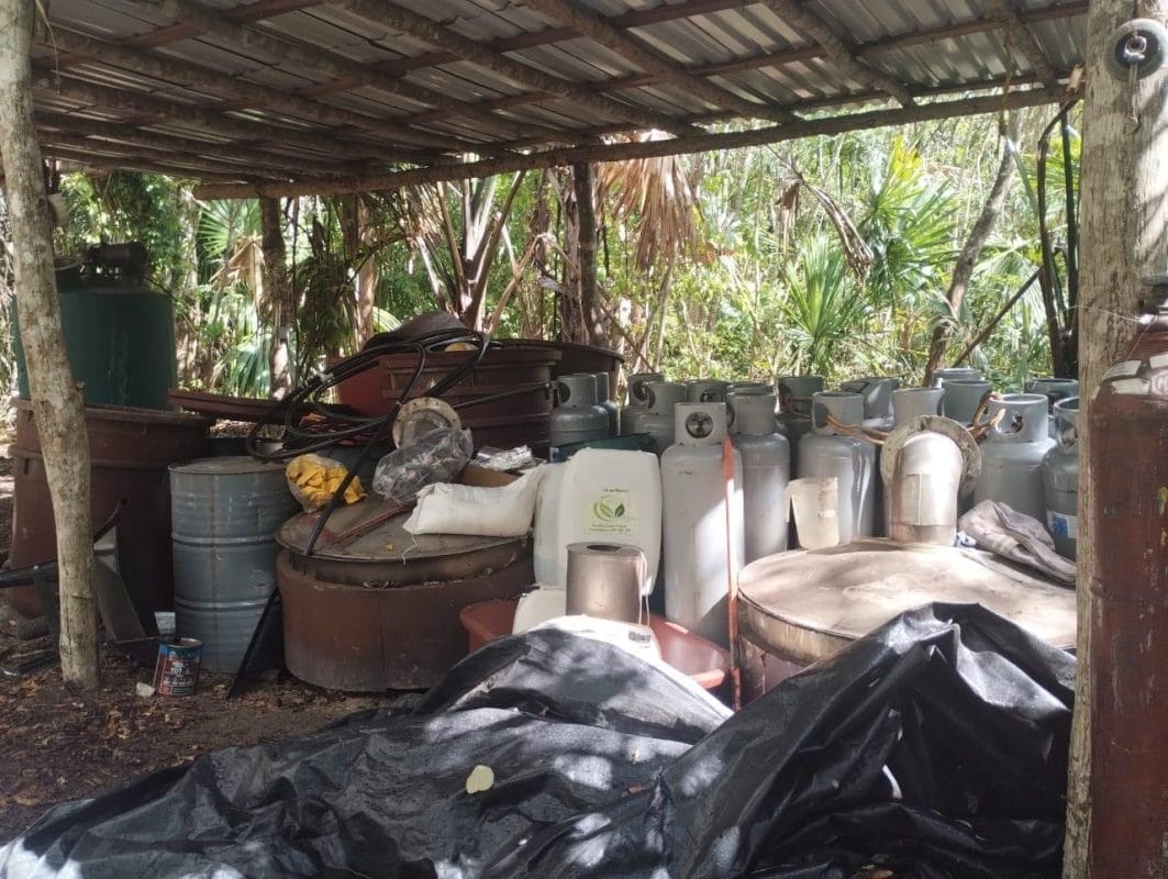 Quintana Roo: hallan laboratorio clandestino de drogas sintéticas en el sur