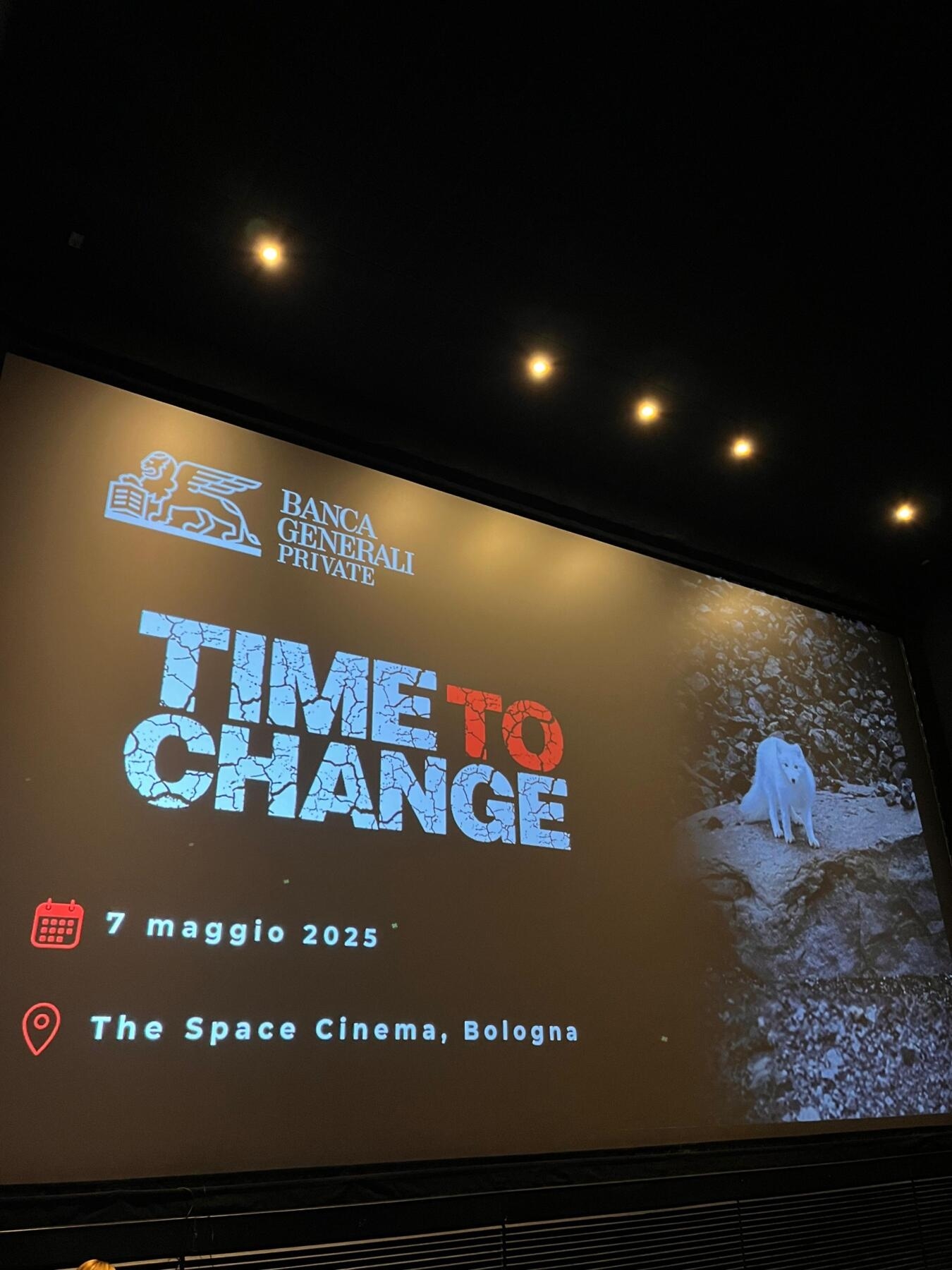 Banca Generali: Time To Change, el proyecto dedicado a los ODS, regresa a los cines de Bolonia