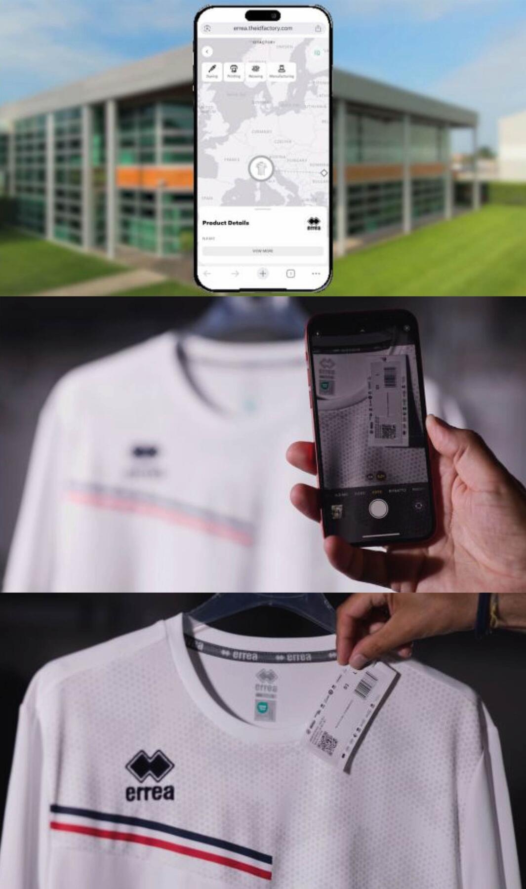Erreà introduces a digital passport to identify the origin and impact of its products
