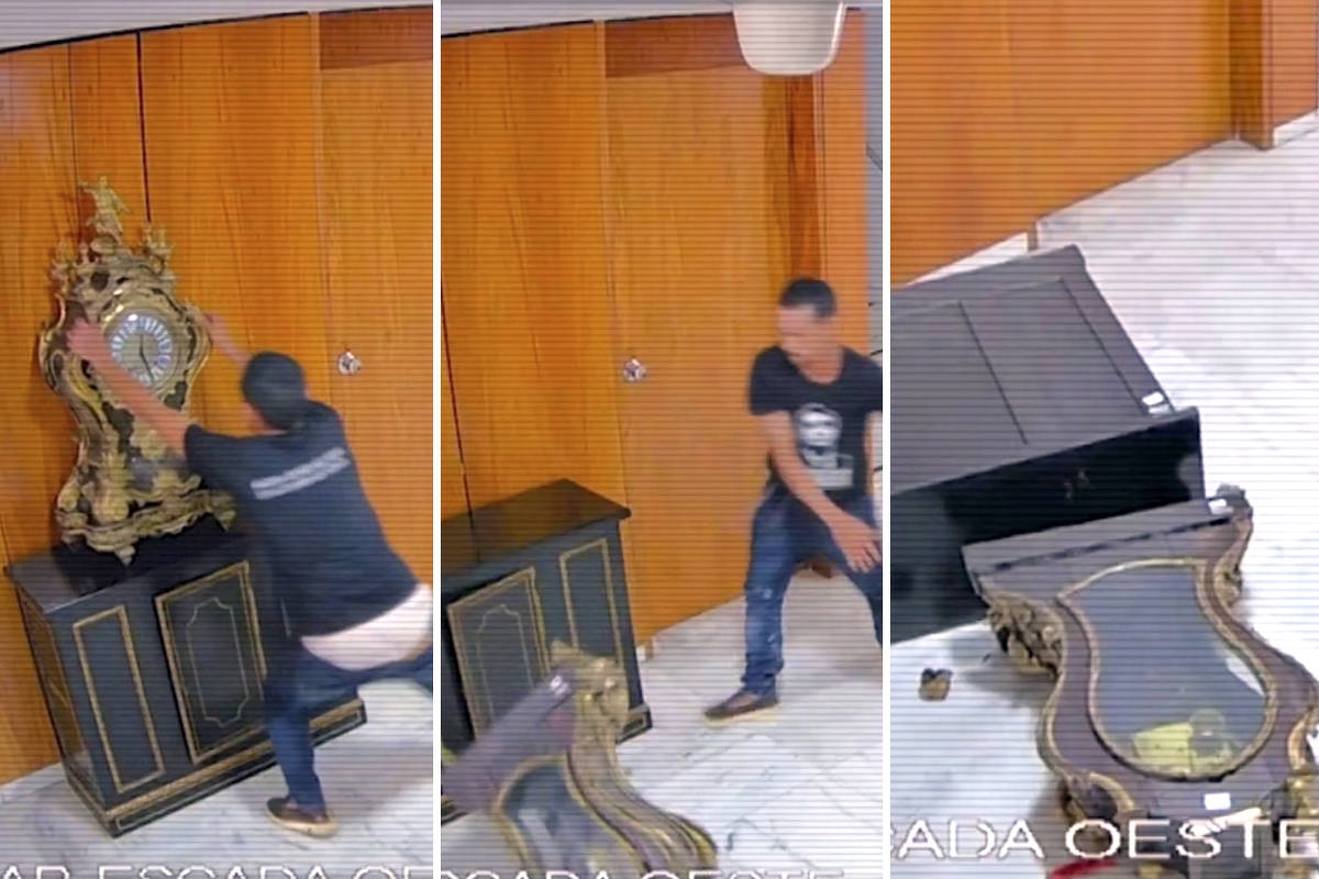 Homem que quebrou relógio no 8/1 é preso pela PF após ordem de Moraes