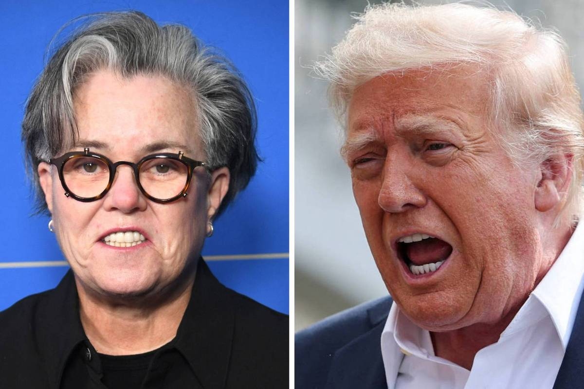 Ameaçada por Trump de perder cidadania, atriz Rosie O'Donnell reage: 'Velho desalmado'