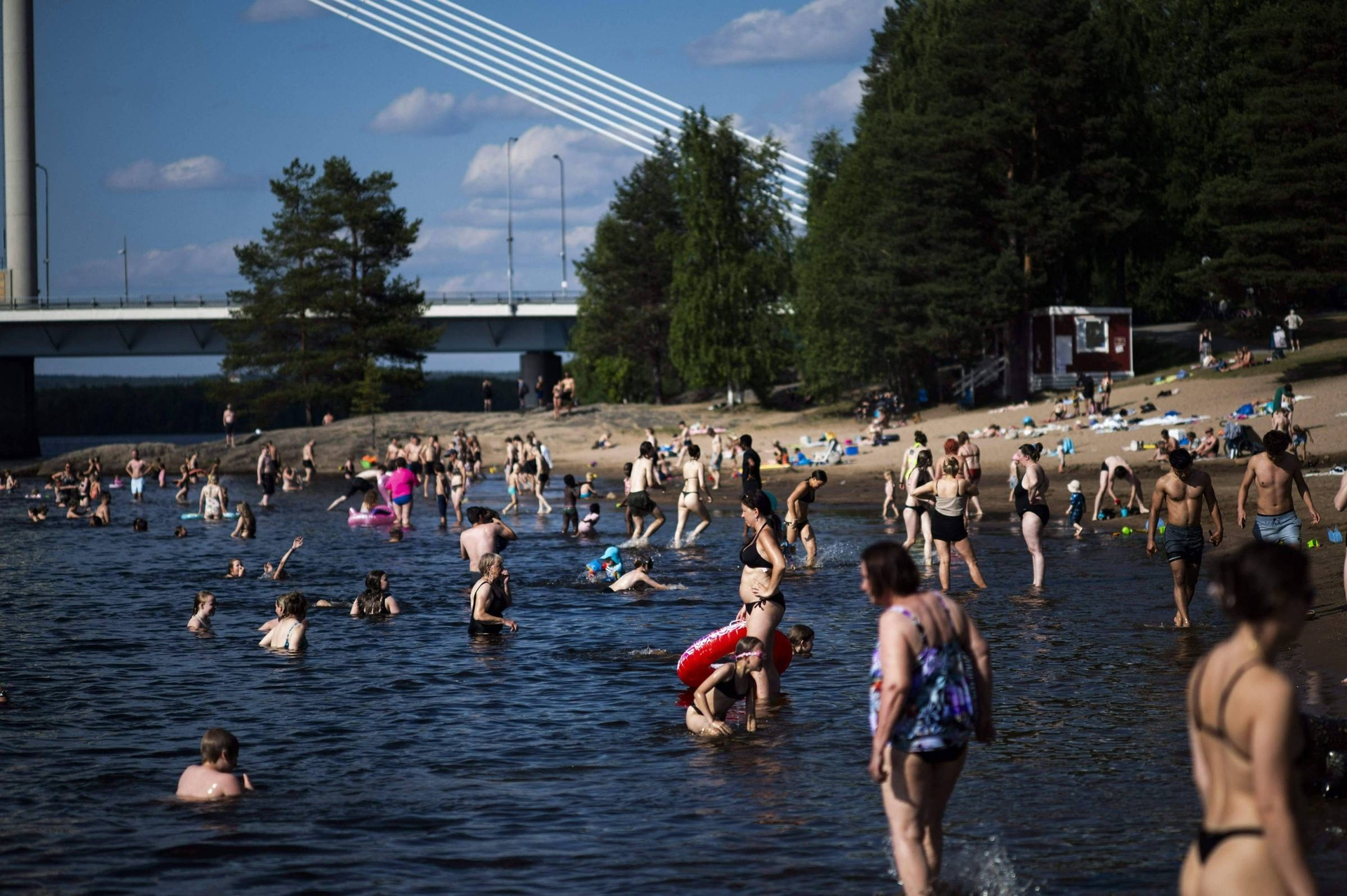 Even Lapland, the land of Santa Claus, is suffering from a heat wave in Europe