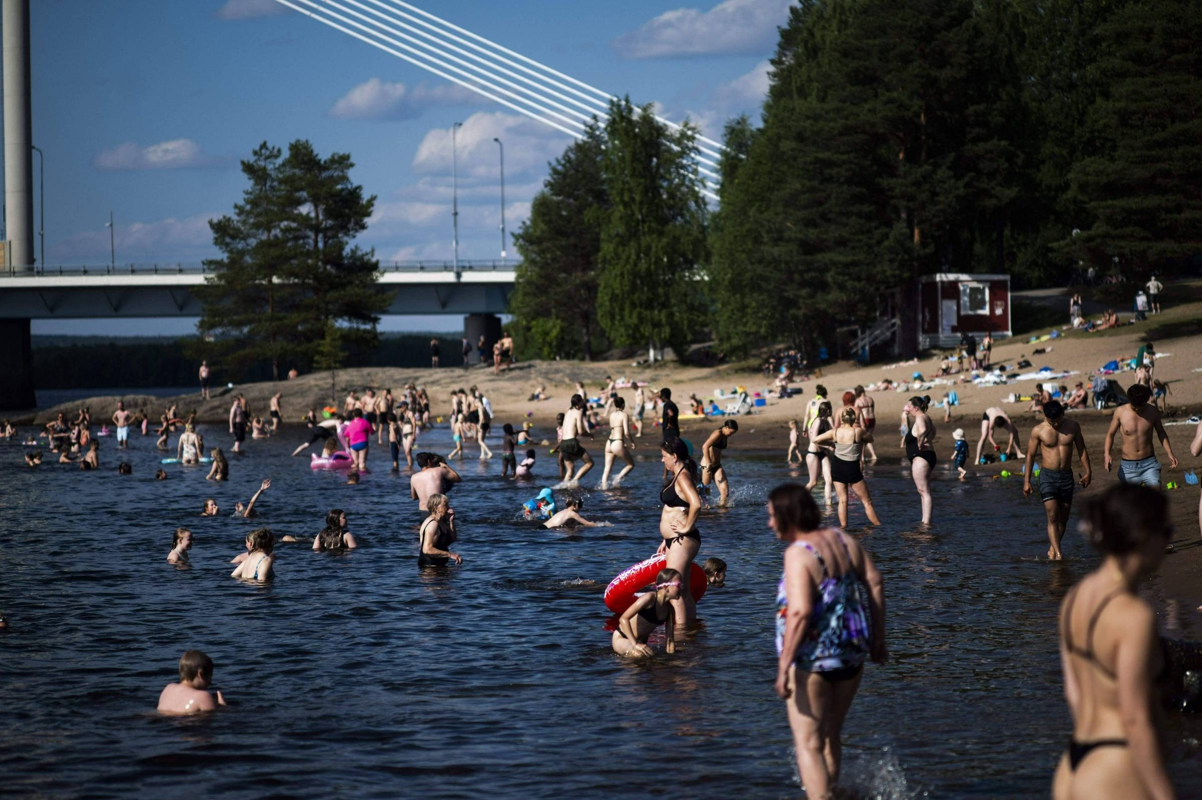 Even Lapland, the land of Santa Claus, is suffering from a heat wave in Europe