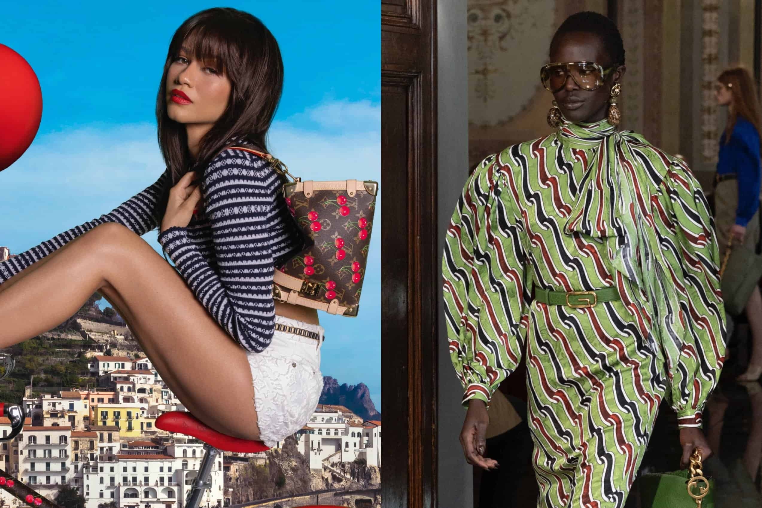 Zendayas Vuitton Cherries, Guccis coole Cruise Show und außerdem: Loewes nächster Laufsteg!