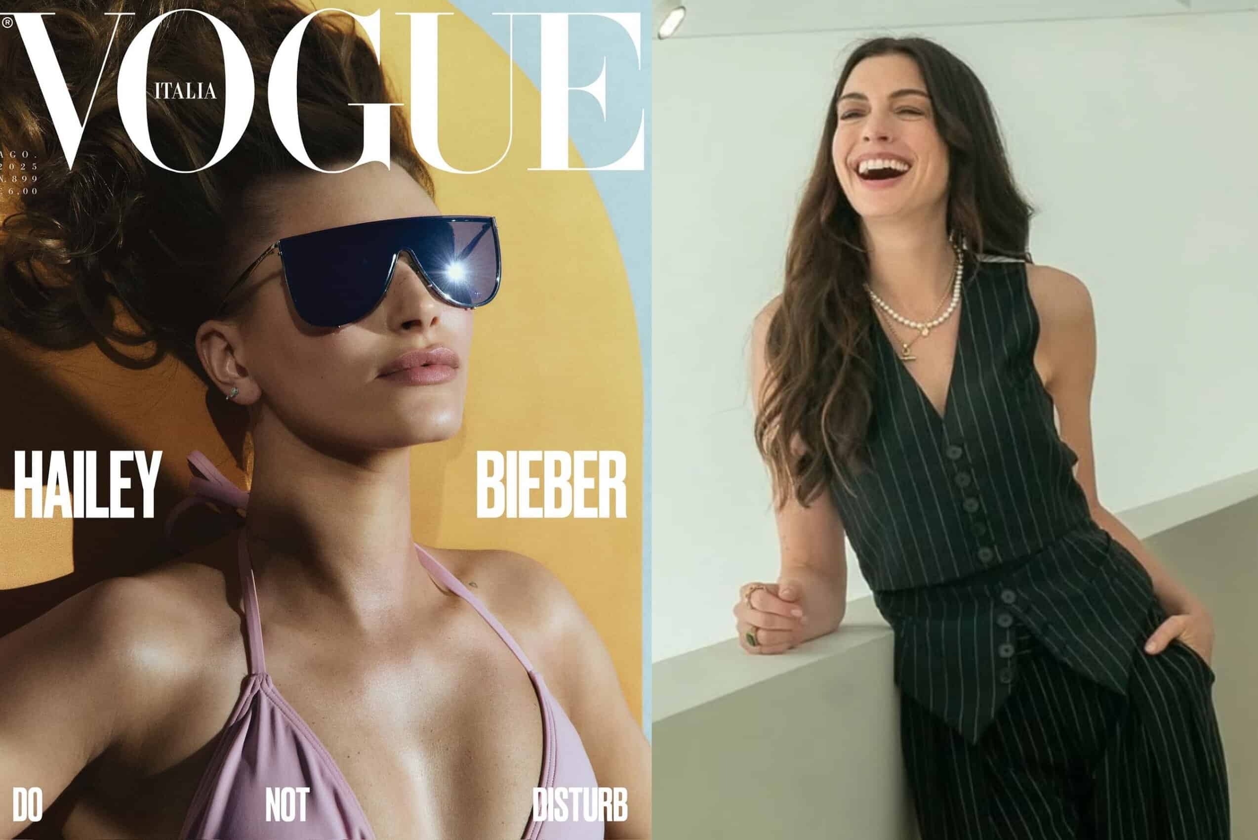 La copertina baciata dal sole di Hailey Bieber, il ritorno di Andy Sachs e in più! La brutta giornata di David Beckham!