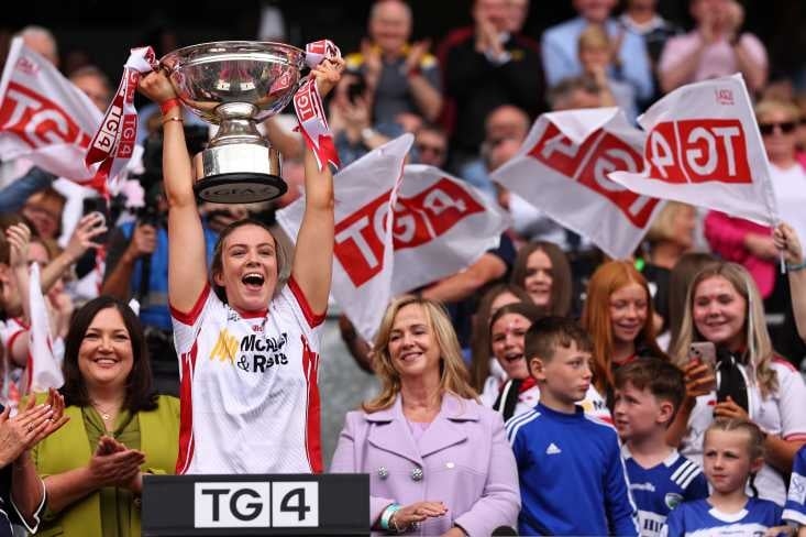 Kobiety: Bramki okazały się kluczowe, gdy Tyrone pokonało Laois i zdobyło drugi tytuł All-Ireland Intermediate