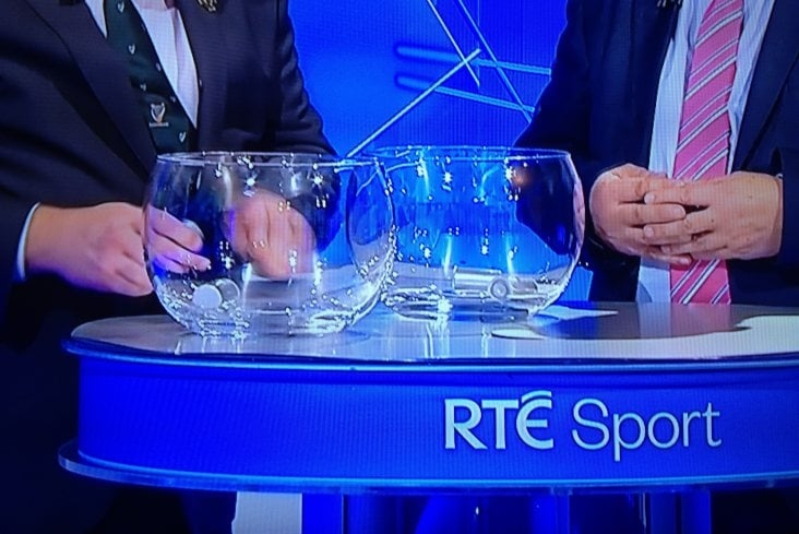 Sorteio das quartas de final do SFC da Irlanda na manhã de segunda-feira