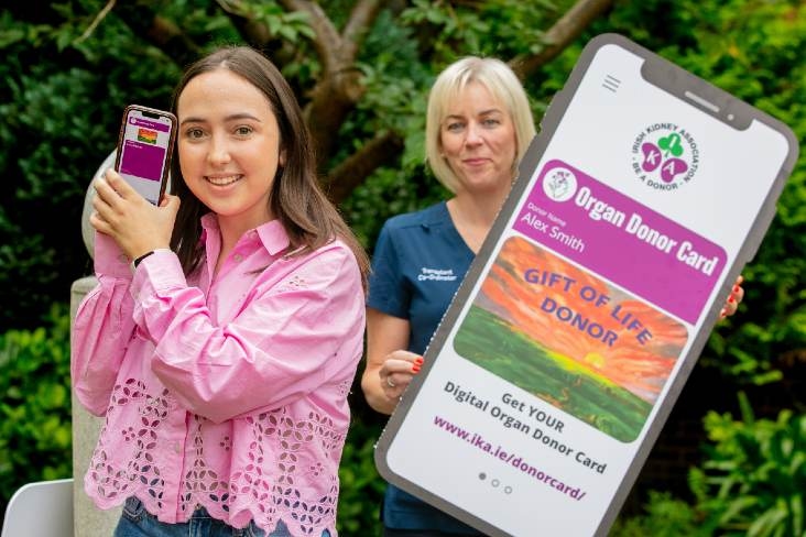Die Tochter des All-Ireland-Gewinners hilft bei der Einführung eines neuen digitalen Organspendeausweises