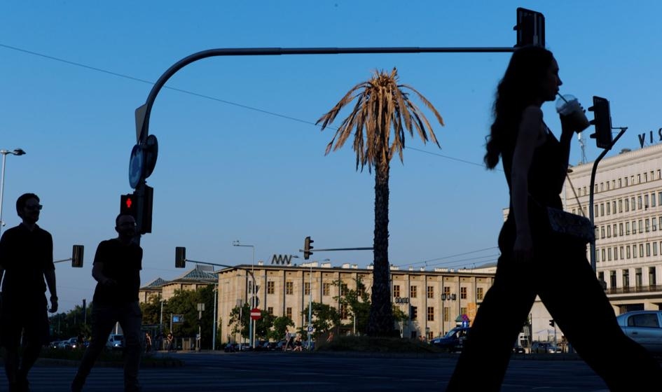Trabajar bajo el calor. Las altas temperaturas rara vez son motivo de queja.