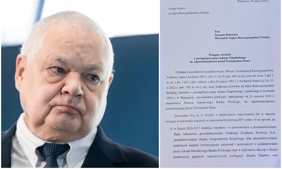 "There are a lot of documents, a lot of recorded conversations". The committee on the motion for a Constitutional Tribunal for the NBP president is collecting materials