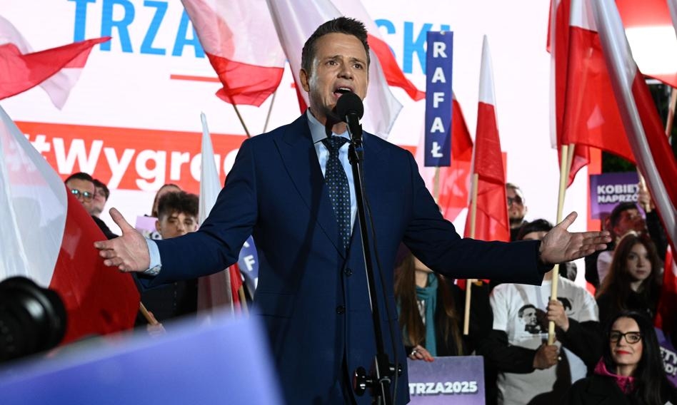 Trzaskowski antes de Nawrocki. Mas Mentzen é forte. Resultados da comissão de 99 por cento