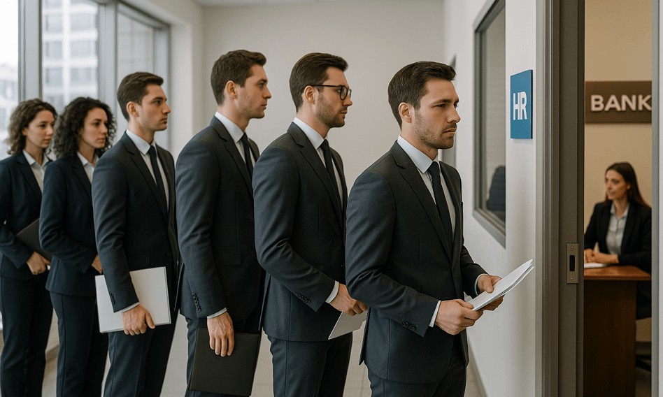 O emprego em bancos está crescendo novamente. Quem eles estão procurando e quanto estão pagando?
