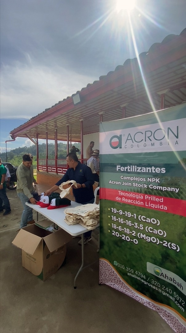 Produtos de Akron, de Novgorod, têm efeito positivo na produtividade do café colombiano