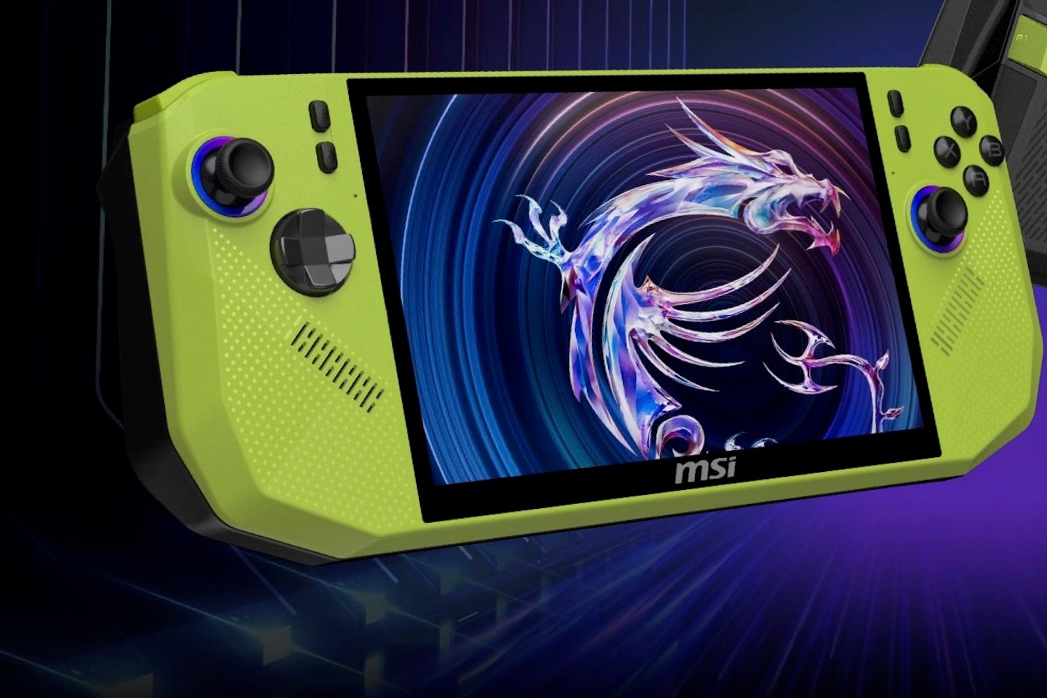La Claw A8 color lime di MSI vi farà dimenticare la console portatile Xbox mancante