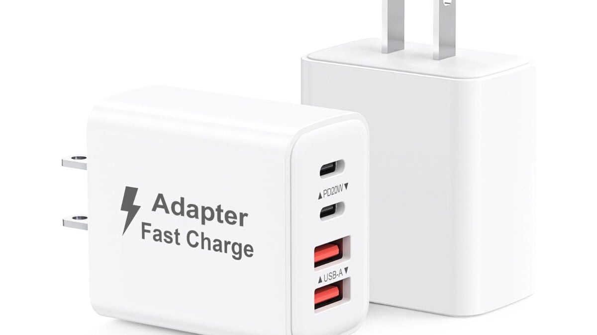 Este paquete de dos cargadores de pared de 40 W (USB-C/A) ahora cuesta solo $7 cada uno; Amazon lanza ofertas anticipadas del Prime Day.