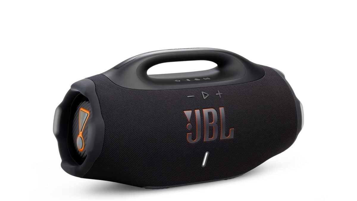 O alto-falante Boombox 4 da JBL pode produzir som menos distorcido graças à IA