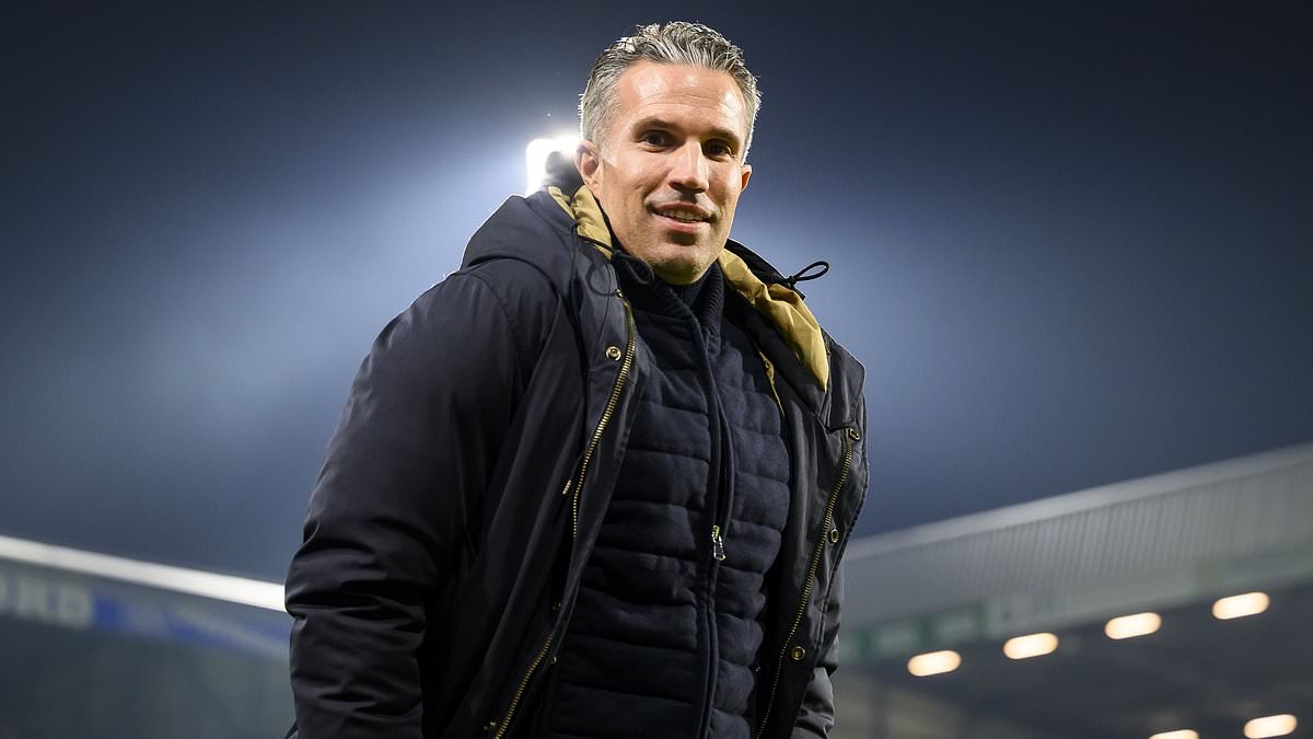 Robin van Persie confirmed as new manager of Champions League last-16 club - as he ditches Heerenveen and starts role immediately