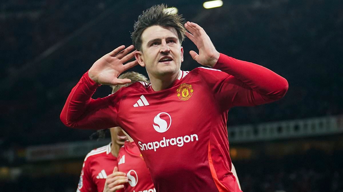 Man United 3-2 Ipswich: Ruben Amorim's 10-men edge out five-goal thriller after Patrick Dorgu's straight red card... with Harry Maguire netting the winner at Old Trafford