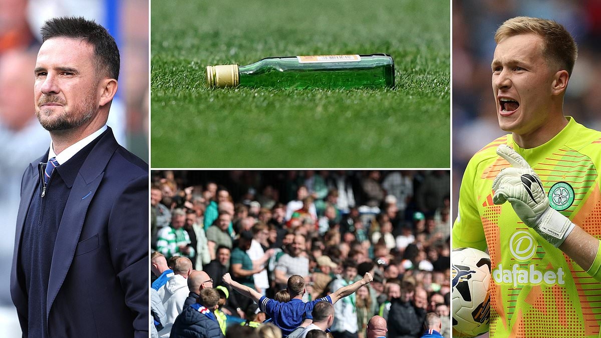 'ISSO TEM QUE PARAR': O goleiro do Celtic, Sinisalo, pede que as autoridades tomem medidas contra os lançadores de mísseis do Ibrox