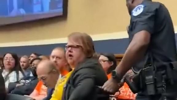 Chaos in Congress as HIV-positive disabled woman is wheeled out after wild Trump health policy meltdown