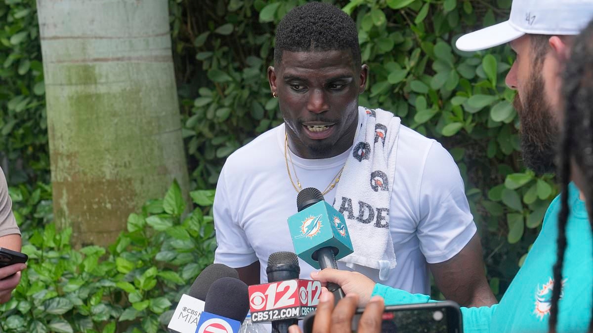 Revealed: How troubled NFL star Tyreek Hill is tackling off-field woes amid explosive divorce dispute with influencer wife