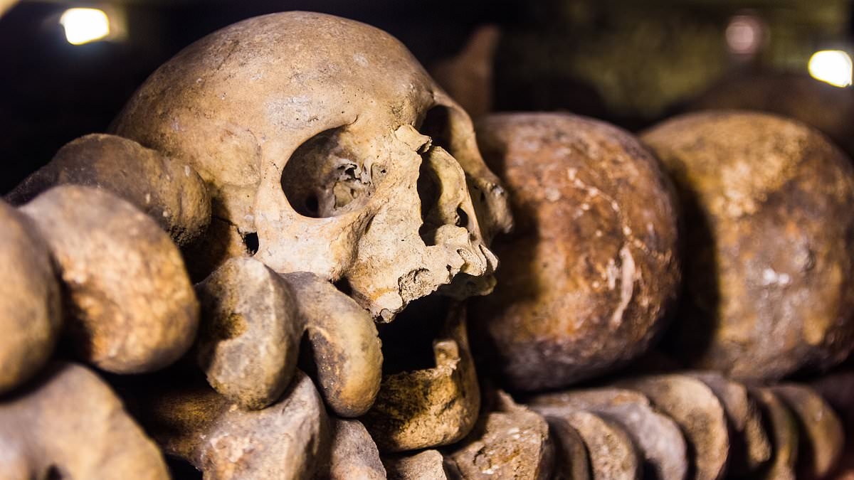 Die sechs Millionen Skelette, die in über 240 Kilometern Tunneln unter den Straßen von Paris versteckt sind