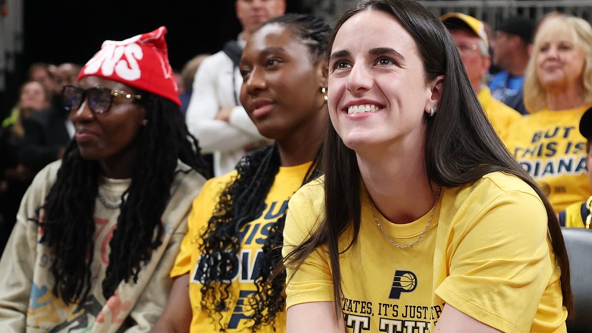 Caitlin Clark goes viral for choke sign as Pacers take 2-1 lead over Thunder in NBA Finals