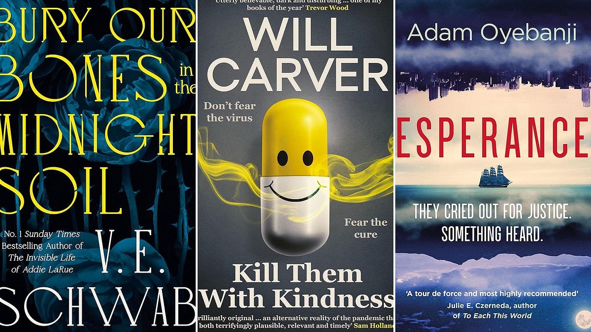 Desde vampiros chupasangre hasta humanoides que viajan en el tiempo; la mejor ciencia ficción de este mes: Bury Our Bones in the Midnight Soil de VE Schwab, Kill Them with Kindness de Will Carver, Esperance de Adam Oyebanji