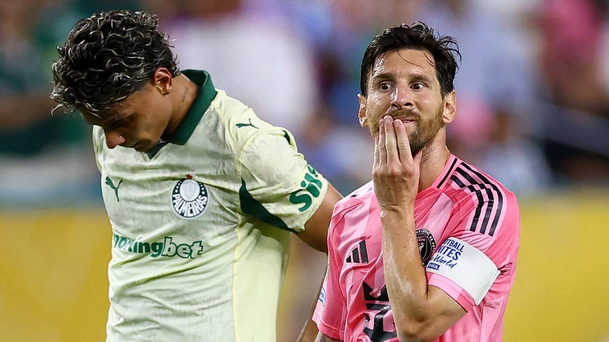 Lionel Messi and Inter Miami advance to the knockouts of the Club World Cup despite collapse to Palmeiras