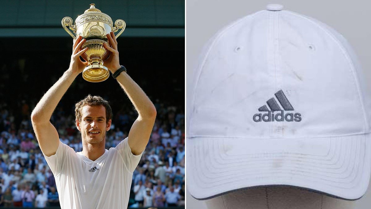 I cimeli di Andy Murray a Wimbledon vengono messi all'asta
